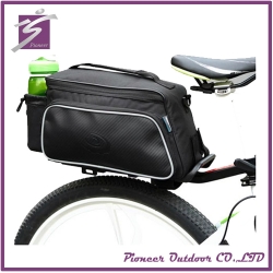 Pioneer Bicycle Carrier Bag 13L Rack Trunk Bike Luggage Back Seat Pannier Outdoor Cycling Storage Handbag Shoulder Strip