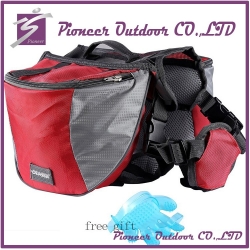 Saddle Bag Pack Backpack Medium and Large Big Dogs Bag for Outdoor Hiking Camping Training Pet Carrier Product  US $15.8