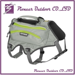 New 2017 hot pet outdoor large dog bag carrier backpack for hiking Saddle Bags dog travel bag with adjustable removable 