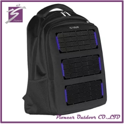 High quality 5V Solar Panel Battery Charging Business Travel Backpacks Tourism Bags USB Output Charger Backpack Bag