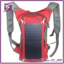 BSCI audit wholesale outdoor polyester solar backpack
