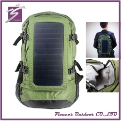 Hotsale Solar Backpack, 7 Walls Solar power Panel backpack, With 10000mAh Power Battery Pack Charge for 