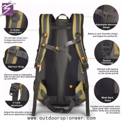 Camping & Hiking Use Nylon Camouflage Backpack Custom Hiking Backpack